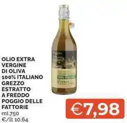 Mercatò Local Olio extra vergine di oliva 100% italiano grezzo estratto a freddo poggio delle fattorie offerta