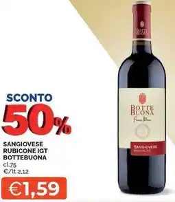 Mercatò Local Sangiovese rubicone igt BOTTEBUONA offerta