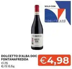 Mercatò Local Dolcetto d'alba doc FONTANAFREDDA offerta