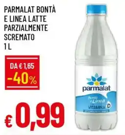 IperFamila Parmalat bontà e linea latte parzialmente scremato offerta