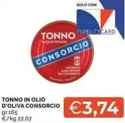 Mercatò Local Tonno in olio d'oliva CONSORCIO offerta