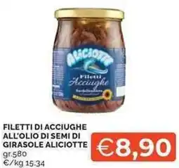 Mercatò Local Filetti di acciughe all'olio di semi di girasole ALICIOTTE offerta