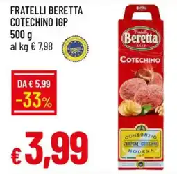 IperFamila Fratelli beretta cotechino igp offerta