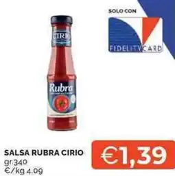 Mercatò Local Salsa rubra CIRIO offerta