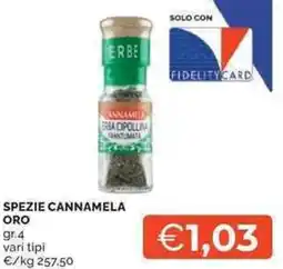 Mercatò Local Spezie cannamela oro offerta