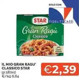 Mercatò Local Il mio gran ragu classico STAR offerta