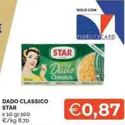 Mercatò Local Dado classico STAR offerta