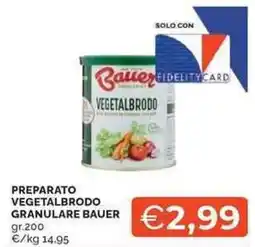 Mercatò Local Preparato vegetalbrodo granulare BAUER offerta