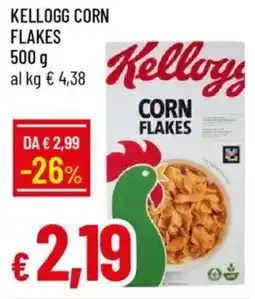 IperFamila Kellogg corn flakes offerta