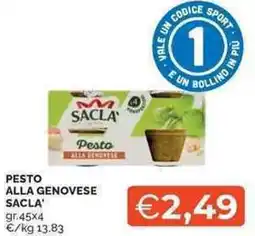 Mercatò Local Pesto alla genovese SACLA' offerta