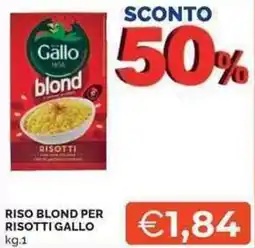 Mercatò Local Riso blond per risotti GALLO offerta