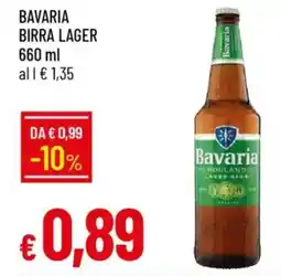IperFamila Bavaria birra lager offerta