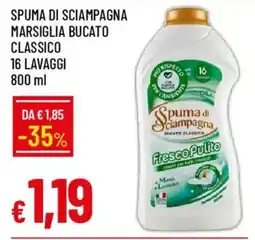 IperFamila Spuma di sciampagna marsiglia bucato classico offerta