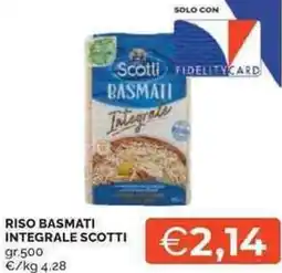 Mercatò Local Riso basmati integrale SCOTTI offerta