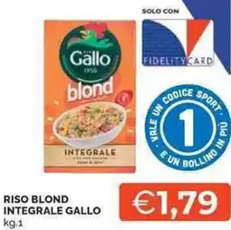 Mercatò Local Riso blond integrale GALLO offerta