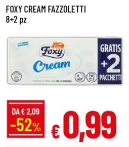 IperFamila Foxy cream fazzoletti offerta