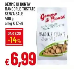 IperFamila Gemme di bonta' mandorle tostate senza sale offerta