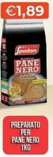 Mercatò Local Molino spadoni preparato per pane nero offerta