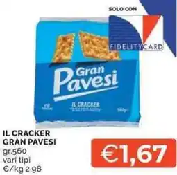 Mercatò Local Il cracker GRAN PAVESI offerta