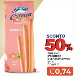 Mercatò Local Grissino iposodico è senza MONVISO offerta