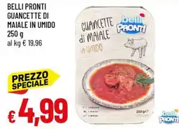 IperFamila Belli pronti guancette di maiale in umido offerta