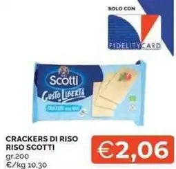 Mercatò Local Crackers di riso riso SCOTTI offerta