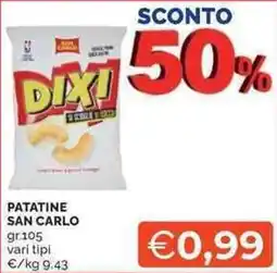 Mercatò Local Patatine SAN CARLO offerta