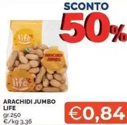 Mercatò Local Arachidi jumbo LIFE offerta