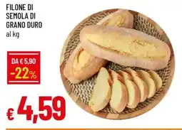IperFamila Filone di semola di grano duro offerta