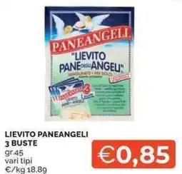 Mercatò Local Lievito paneangeli 3 buste offerta