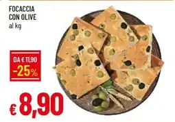 IperFamila Focaccia con olive offerta