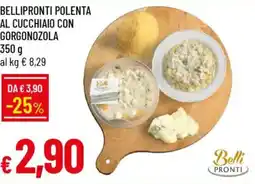 IperFamila Bellipronti polenta al cucchiaio con gorgonozola offerta