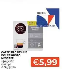 Mercatò Local Caffe' in capsule dolce gusto NESCAFE offerta