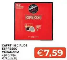 Mercatò Local Caffe' in cialde espresso vergnano offerta