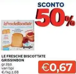 Mercatò Local Le fresche biscottate GRISSINBON offerta