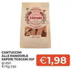 Mercatò Local Cantuccini alle mandorle sapori toscani igp offerta
