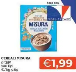 Mercatò Local Cereali MISURA offerta