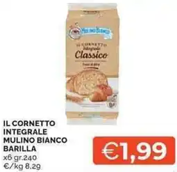 Mercatò Local Il cornetto integrale mulino bianco barilla offerta