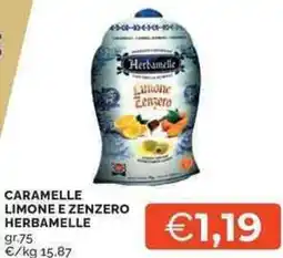 Mercatò Local Caramelle limone e zenzero HERBAMELLE offerta