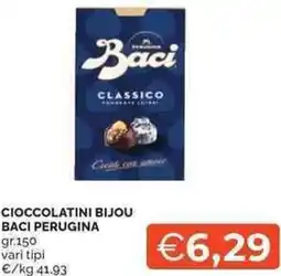 Mercatò Local Cioccolatini bijou baci perugina offerta