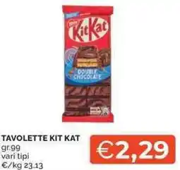 Mercatò Local Tavolette KIT KAT offerta