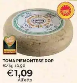 Mercatò Local Toma piemontese dop offerta