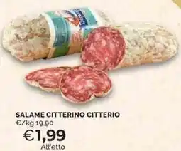 Mercatò Local Salame citterino citterio offerta
