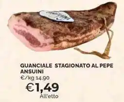 Mercatò Local Guanciale stagionato al pepe ansuini offerta