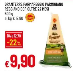 IperFamila Granterre parmareggio parmigiano reggiano dop oltre 22 mesi offerta