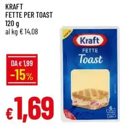 IperFamila Kraft fette per toast offerta