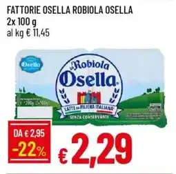 IperFamila Fattorie osella robiola osella offerta