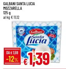 IperFamila Galbani santa lucia mozzarella offerta