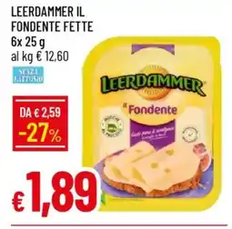 IperFamila Leerdammer il fondente fette offerta