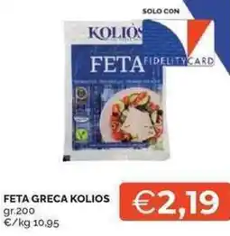 Mercatò Local Feta greca KOLIOS offerta